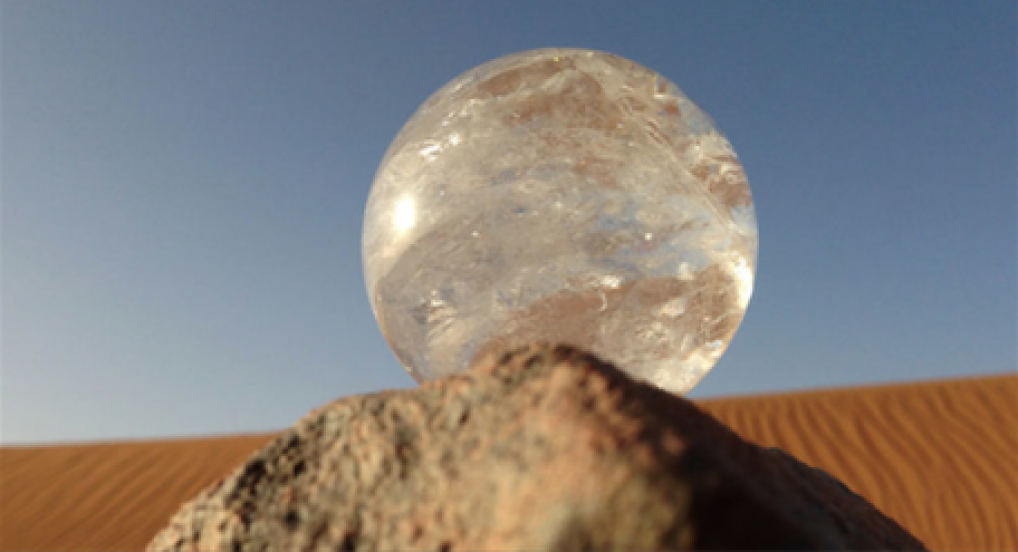crystal ball desert