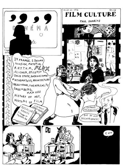  “Things Said Once” as a comic strip – Drawing by Paula Guerrero 